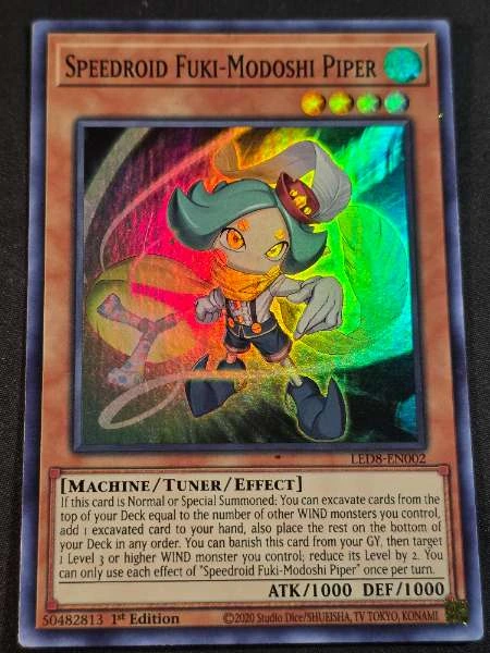 Speedroid Fuki-Modoshi Piper - Legendary Duelists: Synchro Storm #LED8-EN002