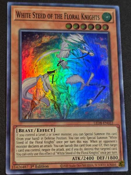 White Steed of the Floral Knights - Legendary Duelists: Synchro Storm #LED8-EN022