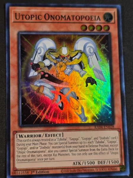 Utopic Onomatopoeia - 25th Anniversary Rarity Collection #RA04-EN028
