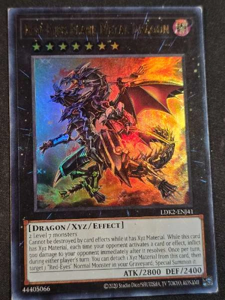 Red-Eyes Flare Metal Dragon - Legendary Decks II #LDK2-ENJ41