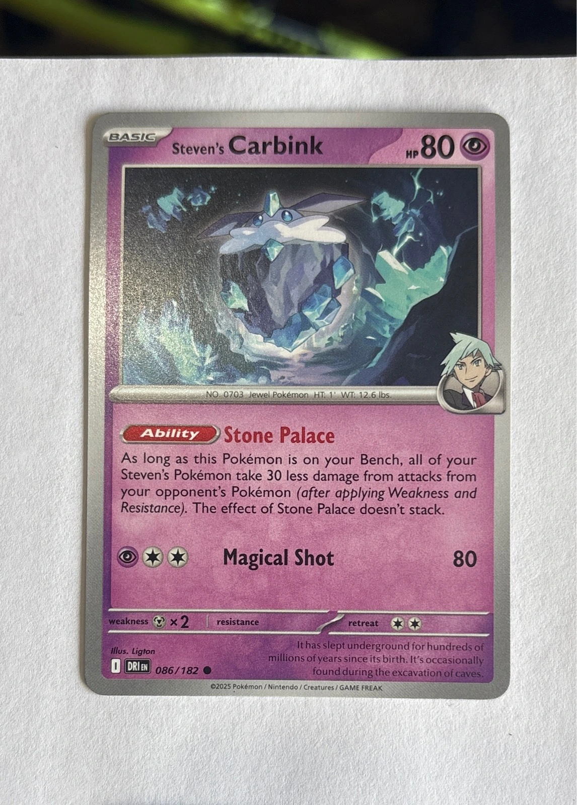 Steven's Carbink - Destined Rivals #086/182