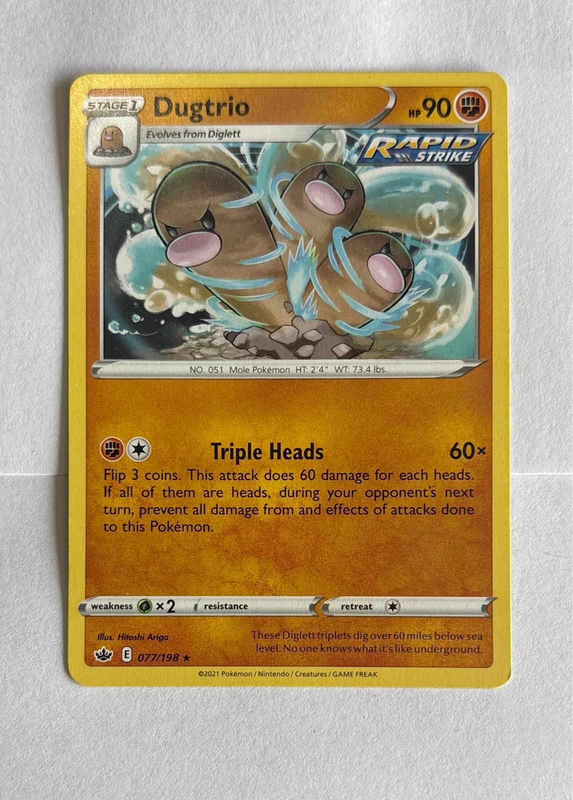 Dugtrio - Rapid Strike #077/198