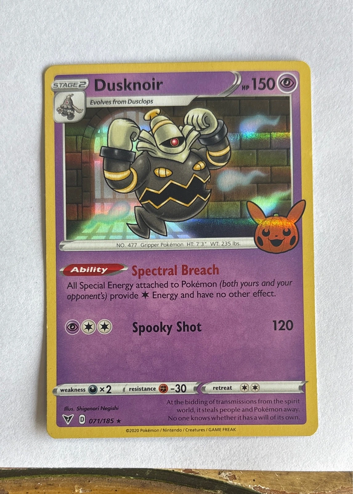 Dusknoir - Vivid Voltage #071/185