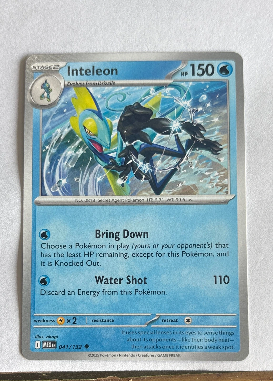 Inteleon - Mega Evolutions #041/132