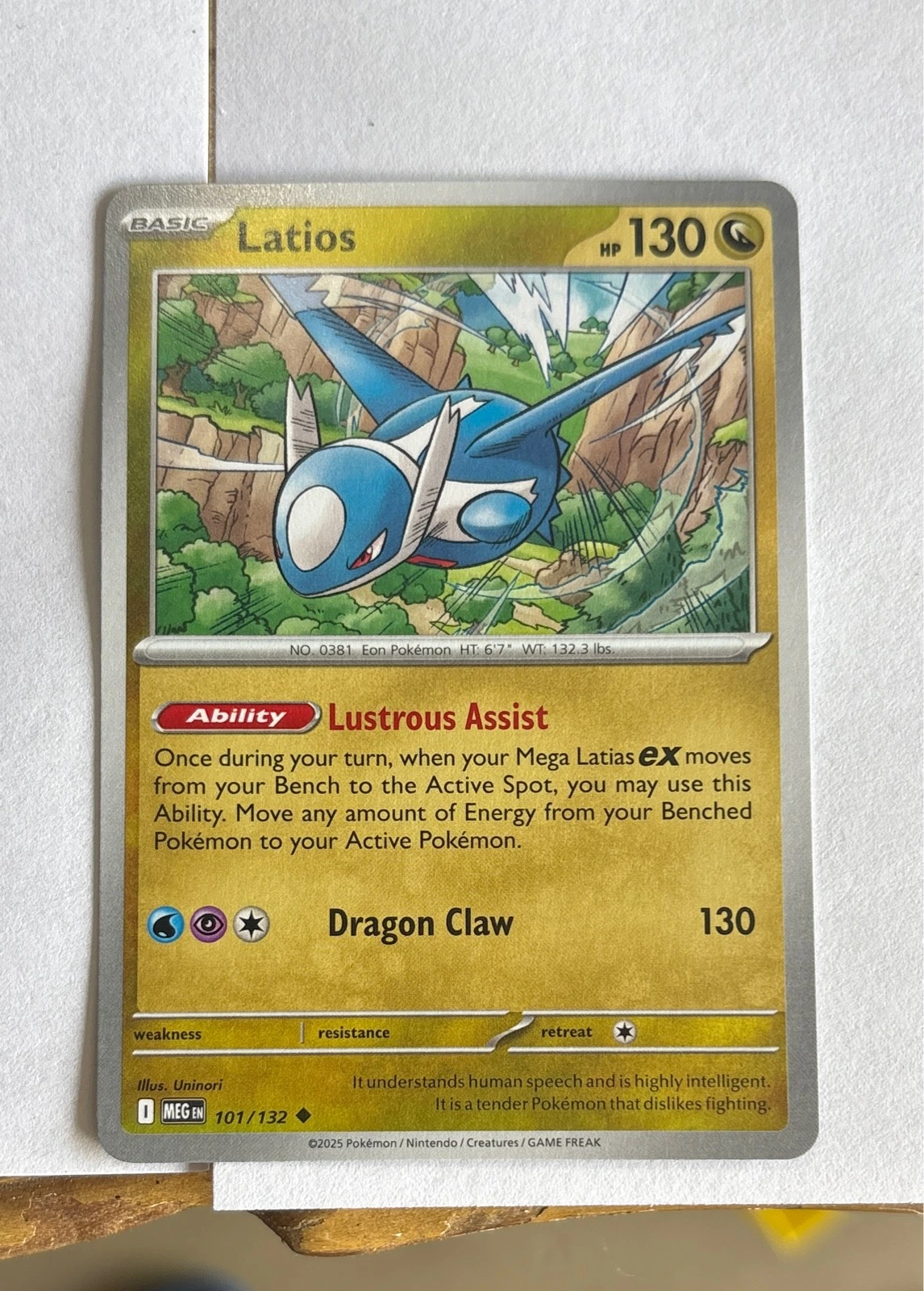 Latios - Mega Evolutions #101/132