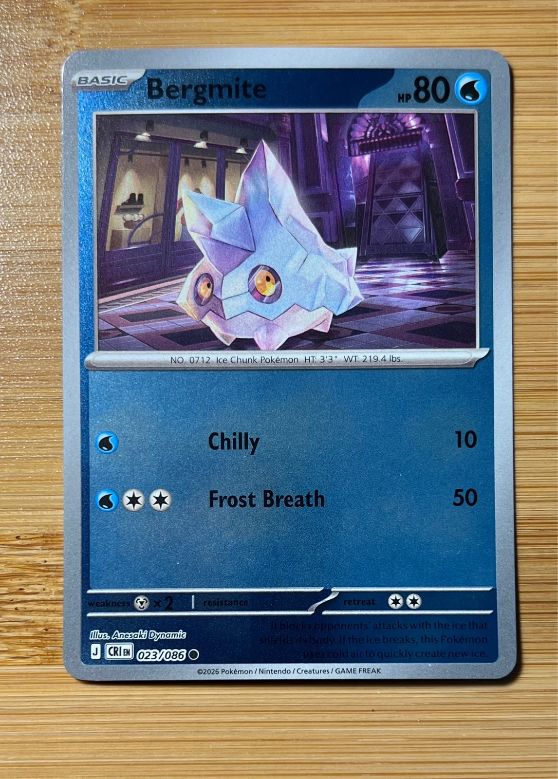 Bergmite - Pokémon Chaos Rising #023/086