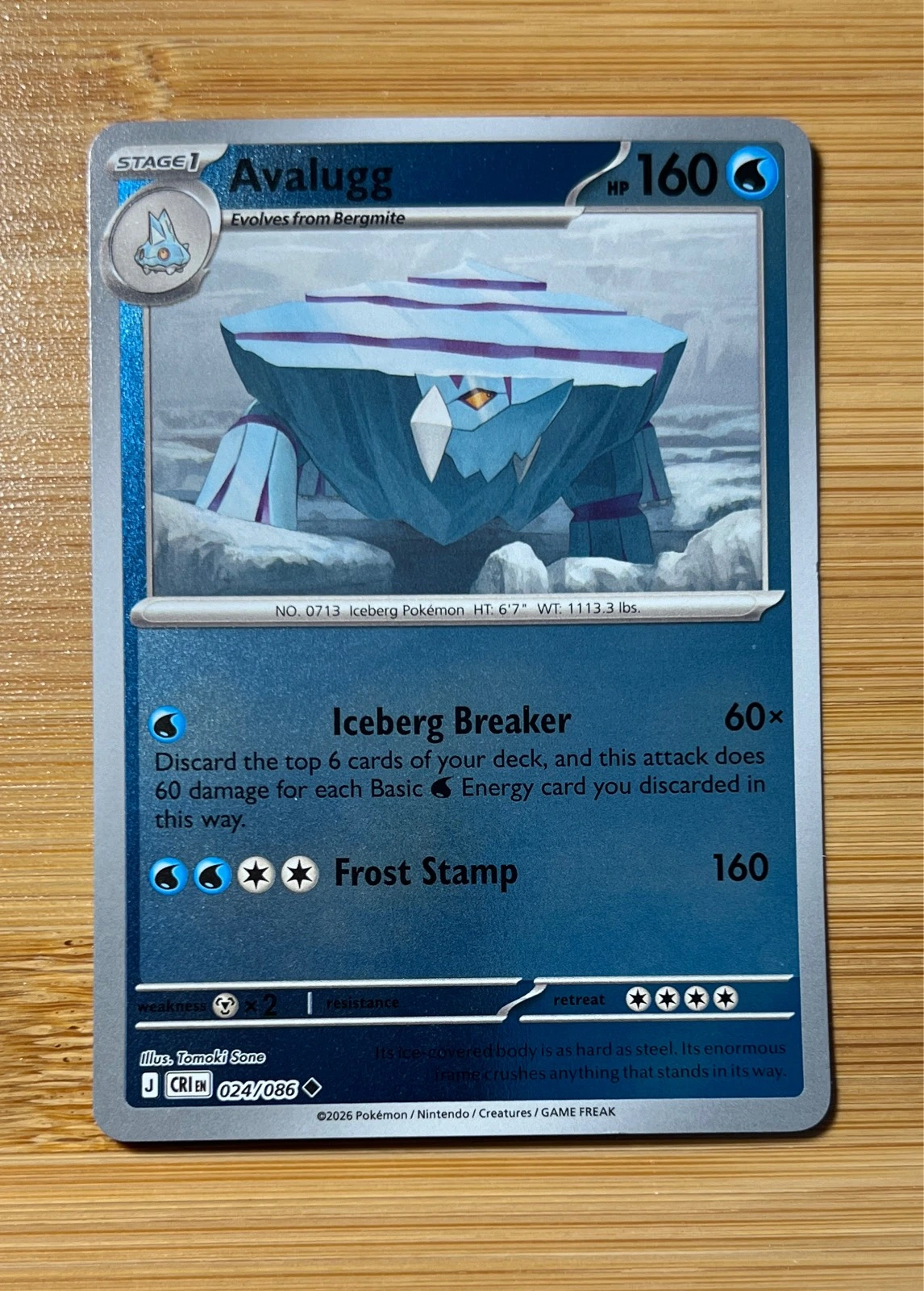 Avalugg - Pokémon Chaos Rising #024/086