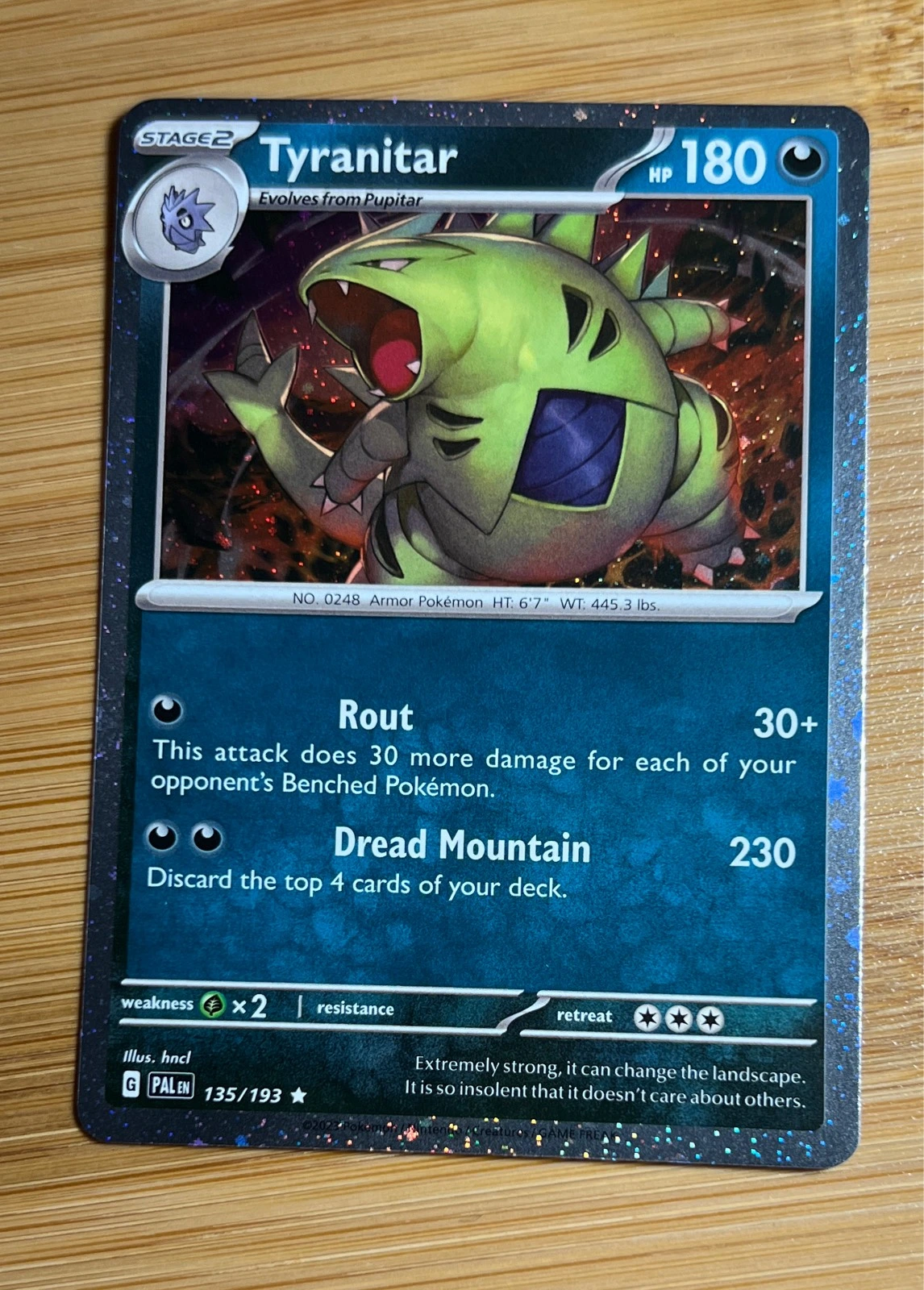 Tyranitar - Paldea Evolved #135/193