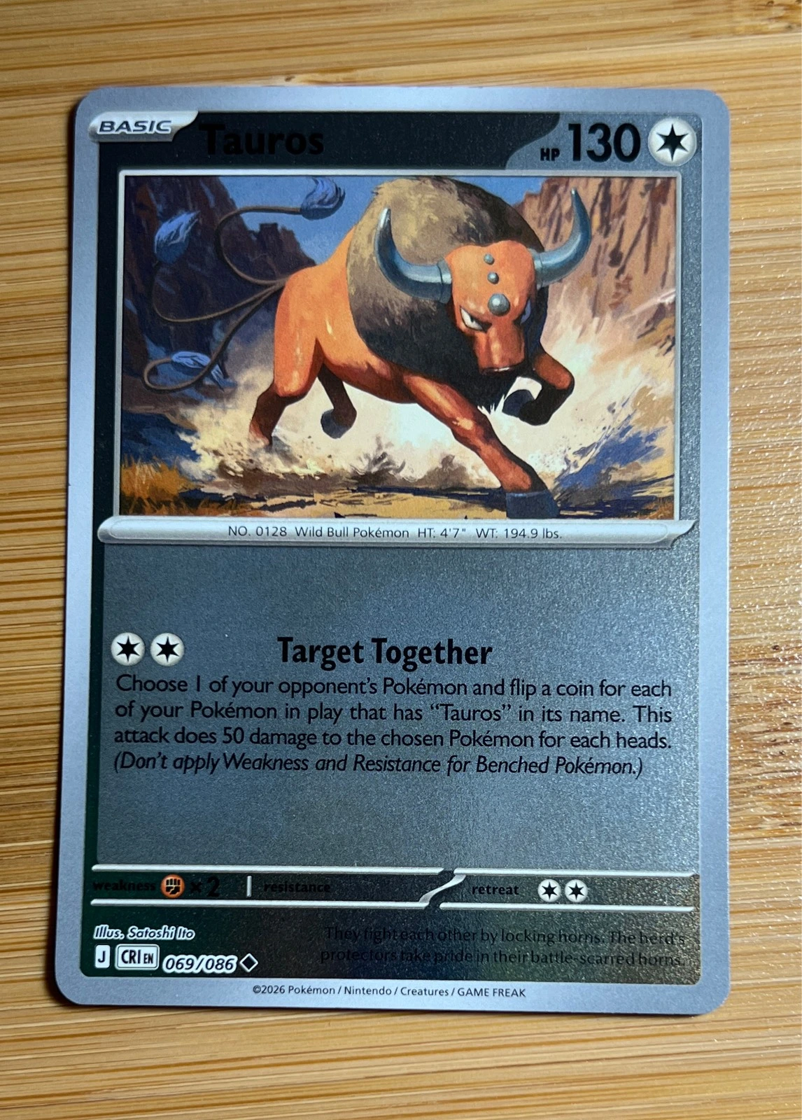 Tauros - Pokémon Chaos Rising #069/086