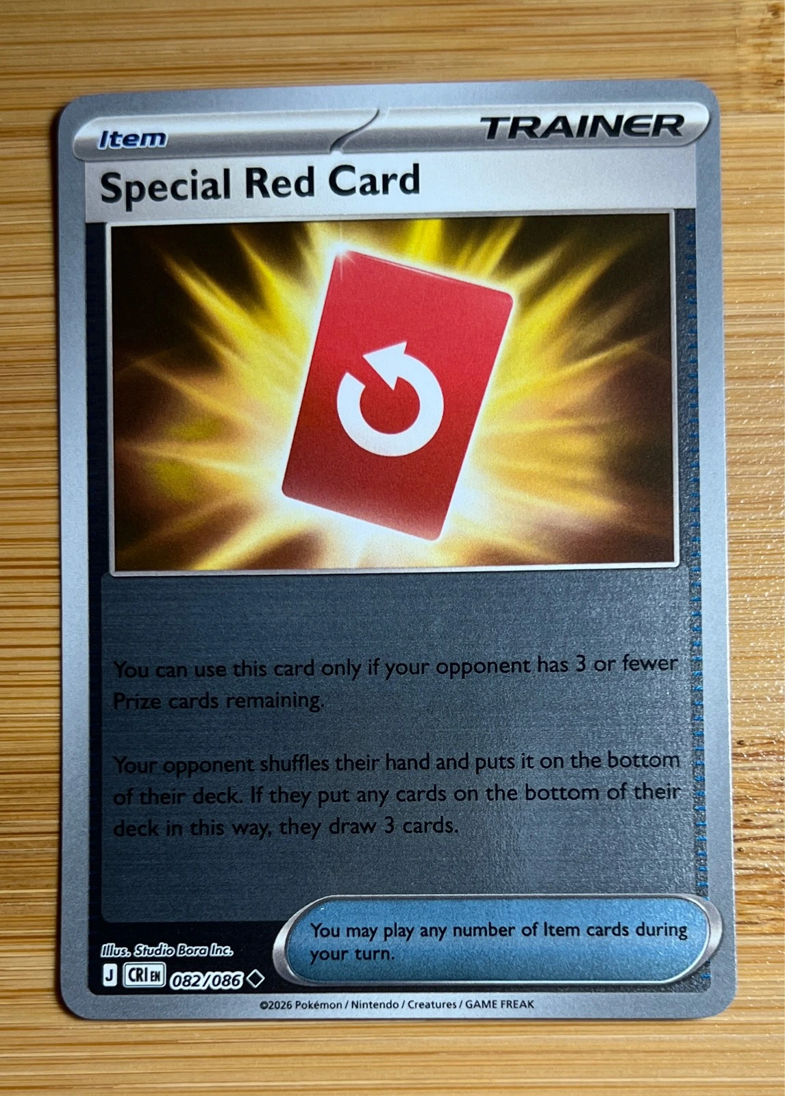 Special Red Card - Pokémon Chaos Rising #082/086