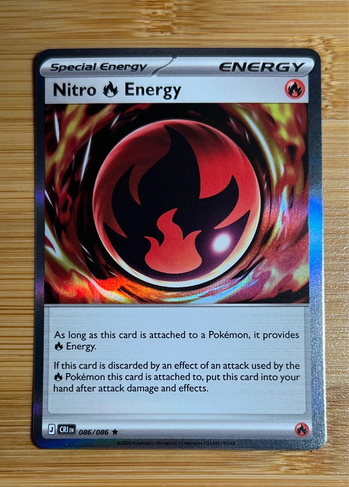 Nitro Energy - Pokémon Chaos Rising #086/086