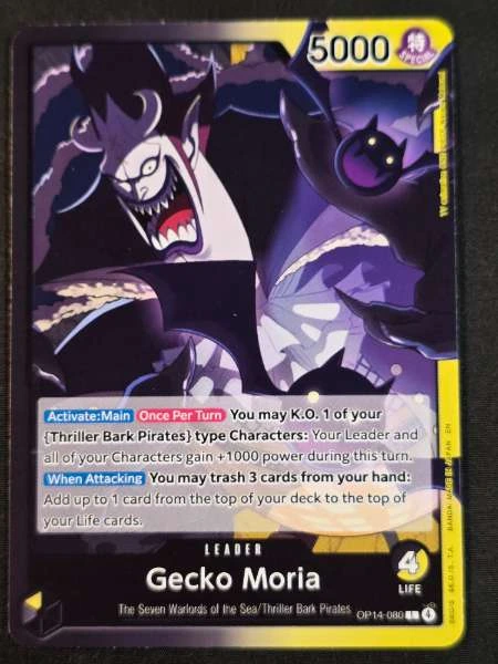 Gecko Moria - The Azure Sea's Seven #OP14-080