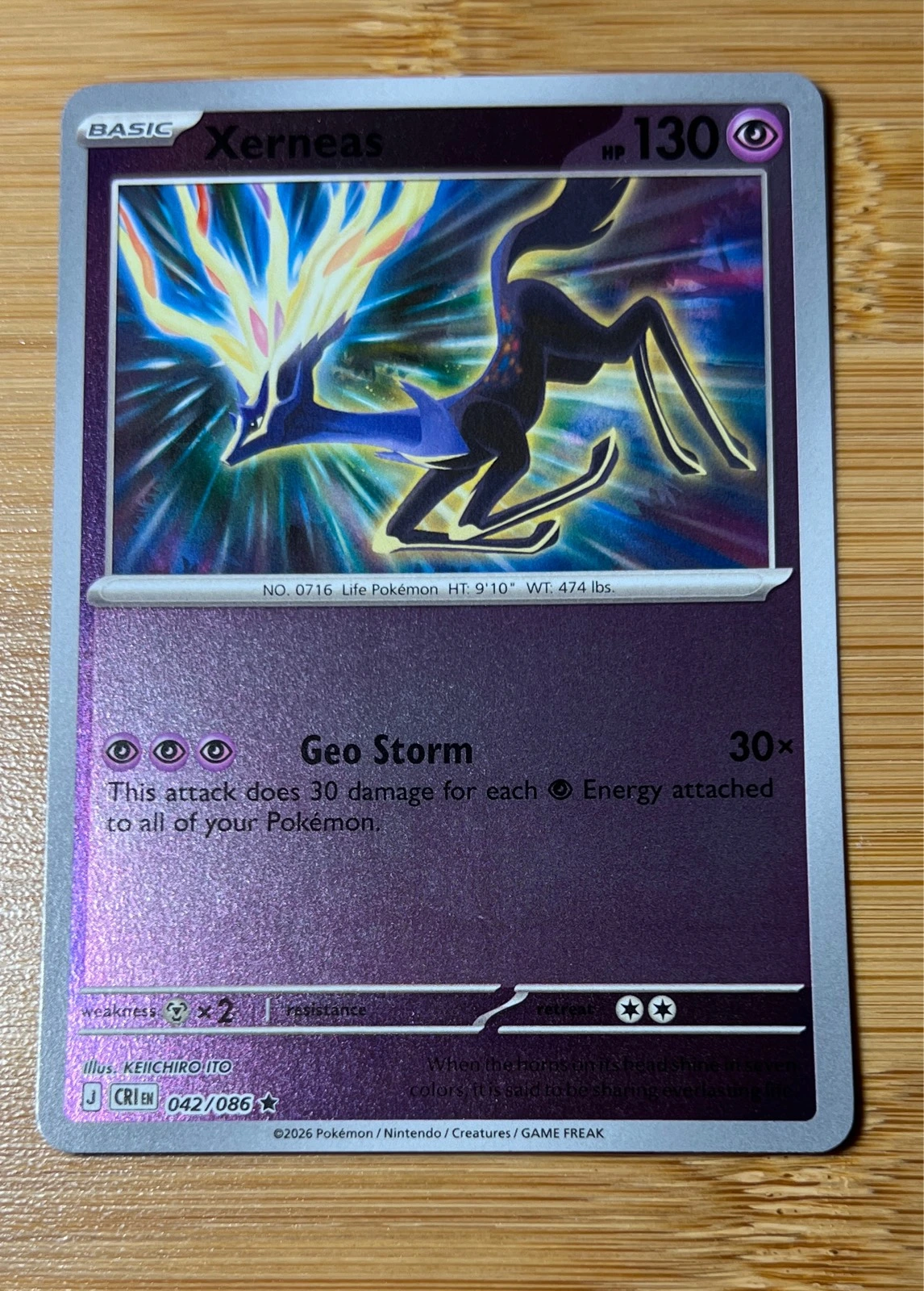 Xerneas - Pokémon Chaos Rising #042/086