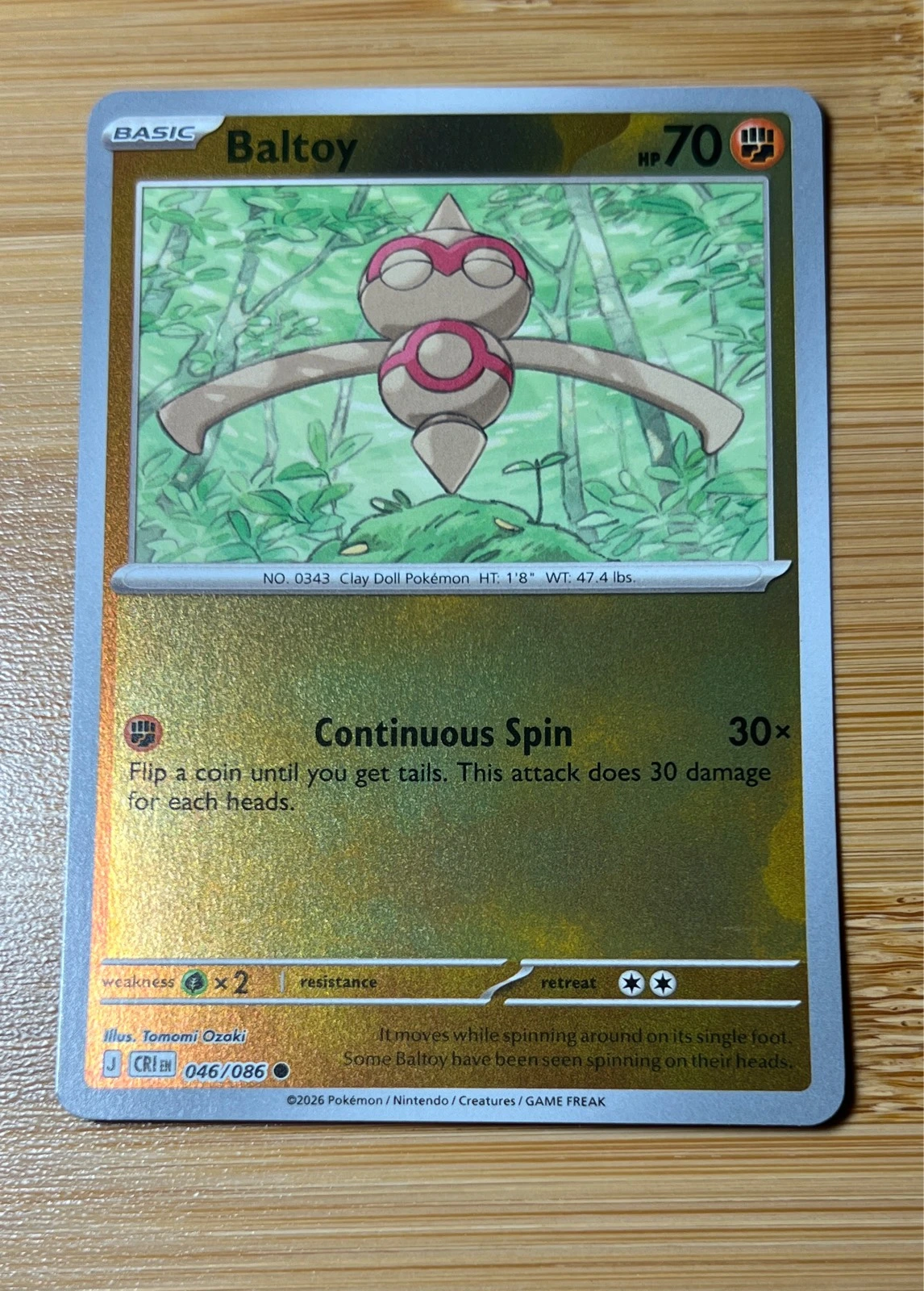 Baltoy - Pokémon Chaos Rising #046/086