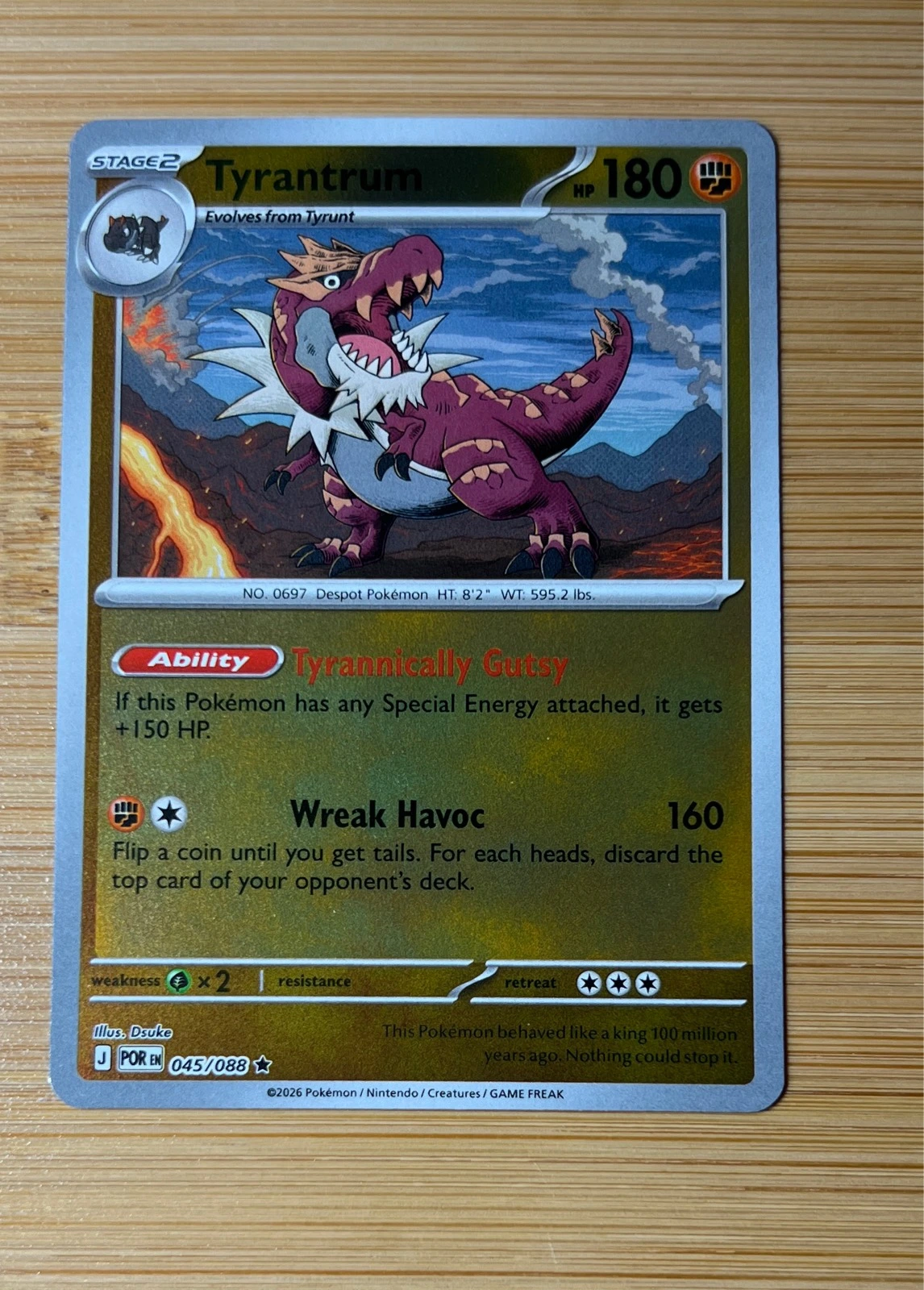 Tyrantrum - Pokémon Perfect Order #045/088