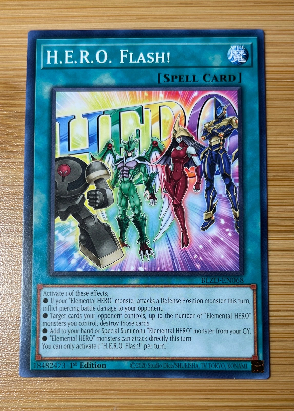 H.E.R.O. Flash! - Blazing Vortex #BLZD-EN068