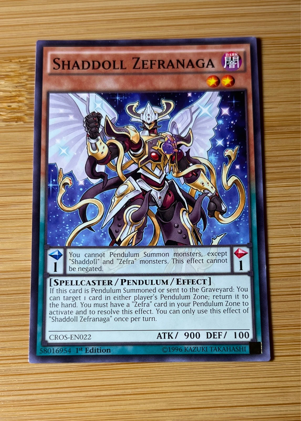 Shaddoll Zefranaga - Crossed Souls #CROS-EN022