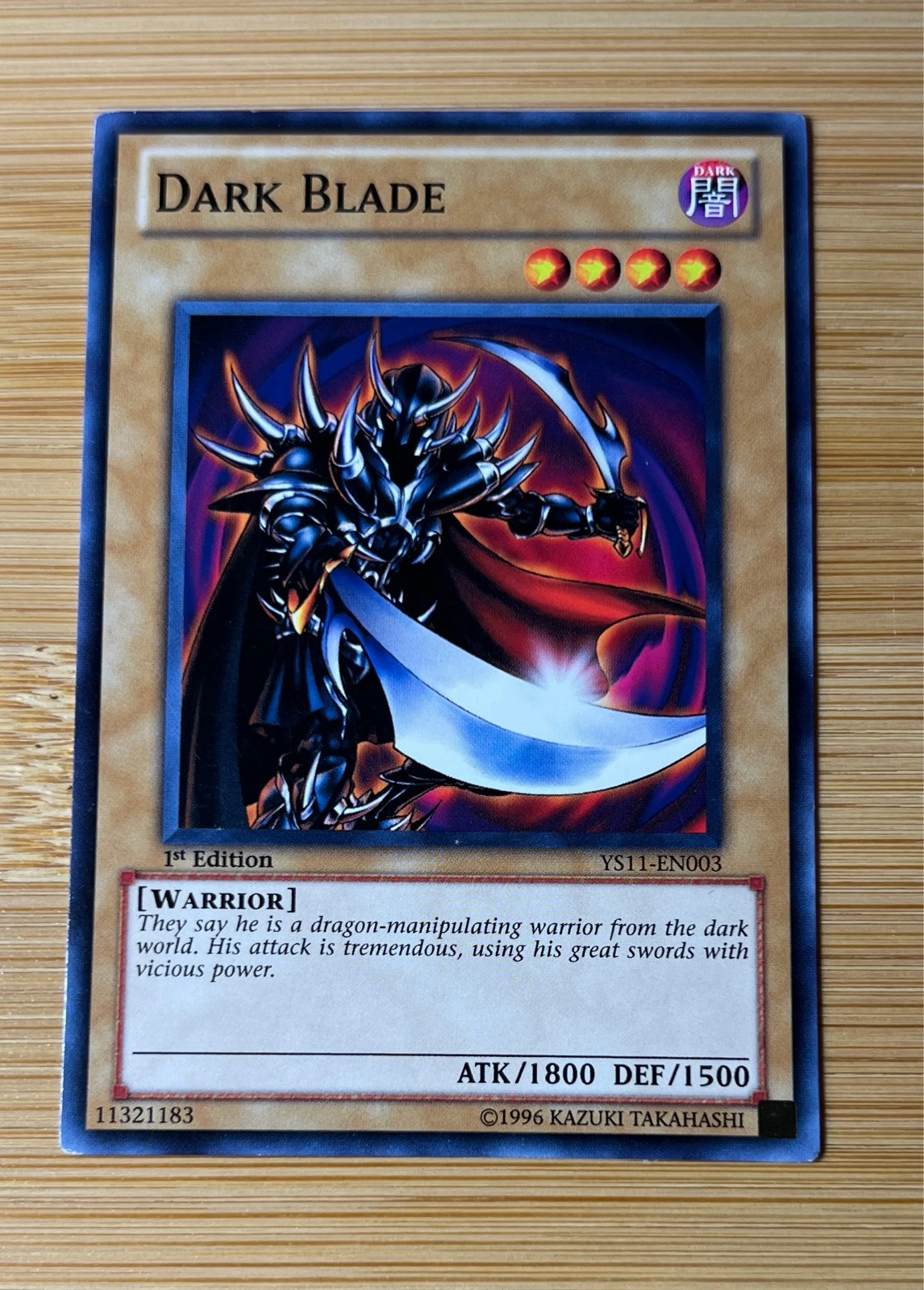 Dark Blade - Yugi's Legendary Decks #YS11-EN003