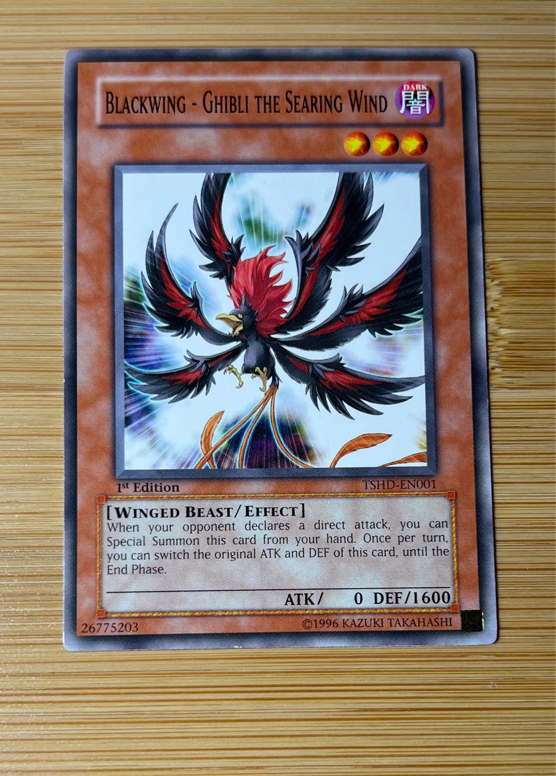 Blackwing - Ghibli the Searing Wind #TSHD-EN001