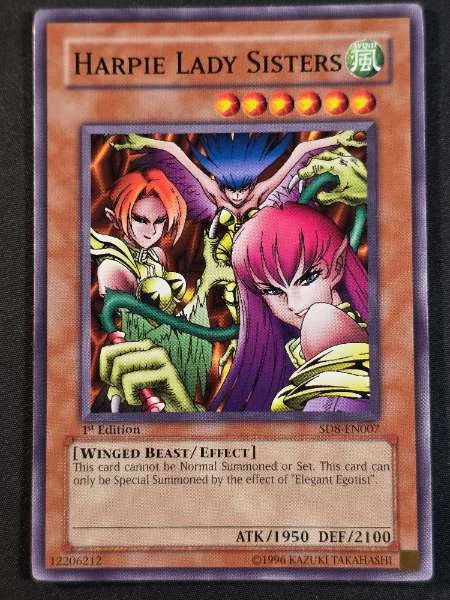 Harpie Lady Sisters - Lord of the Storm #SD8-EN007