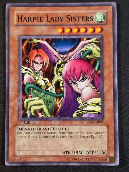 Harpie Lady Sisters - Structure Deck: Lord of the Storm #SD8-EN007