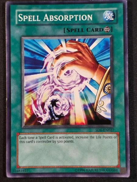 Spell Absorption - Structure Deck: Spellcaster's Judgment #SD6-EN027