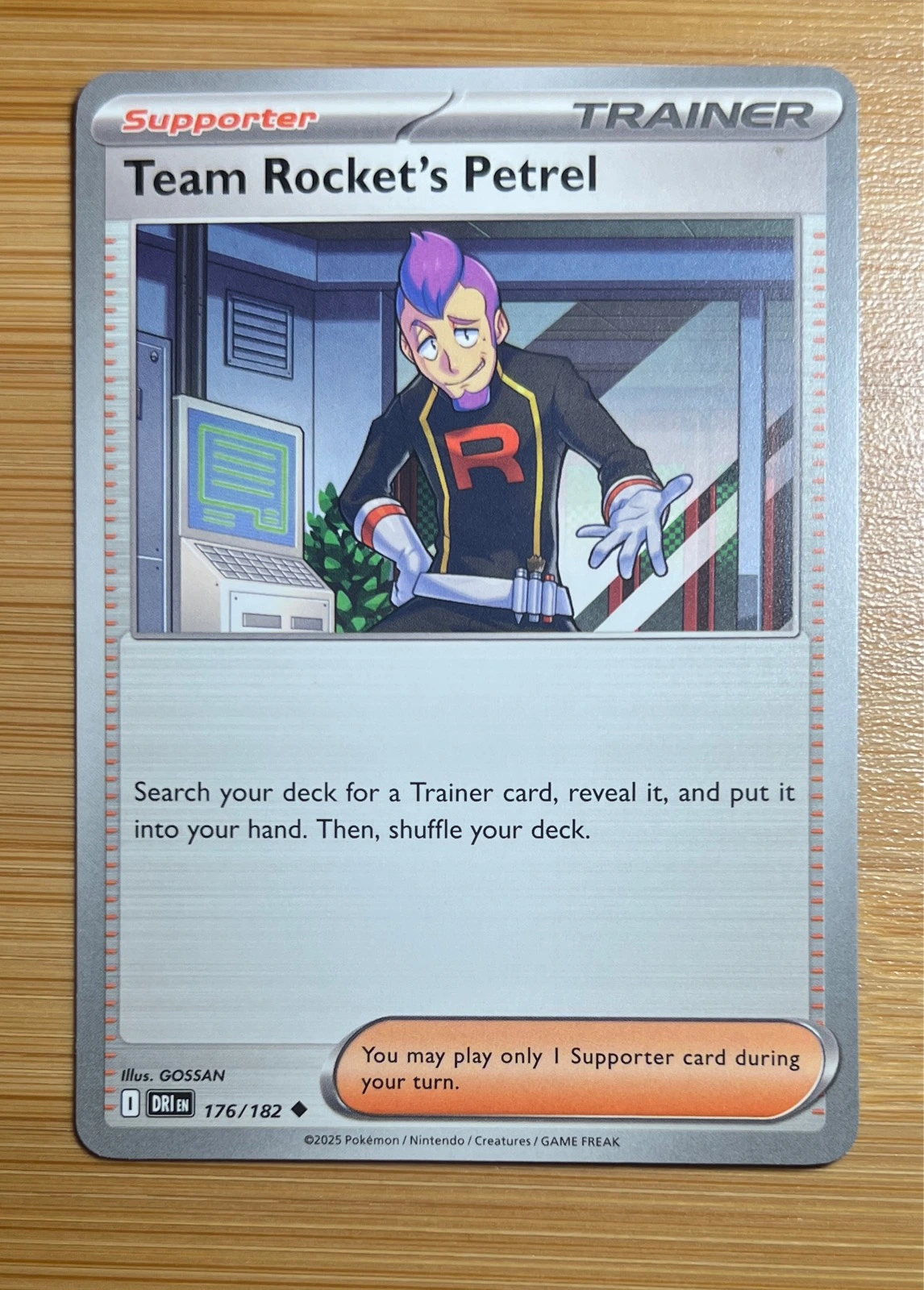 Team Rocket's Petrel - Pokémon Destined Rivals #176/182