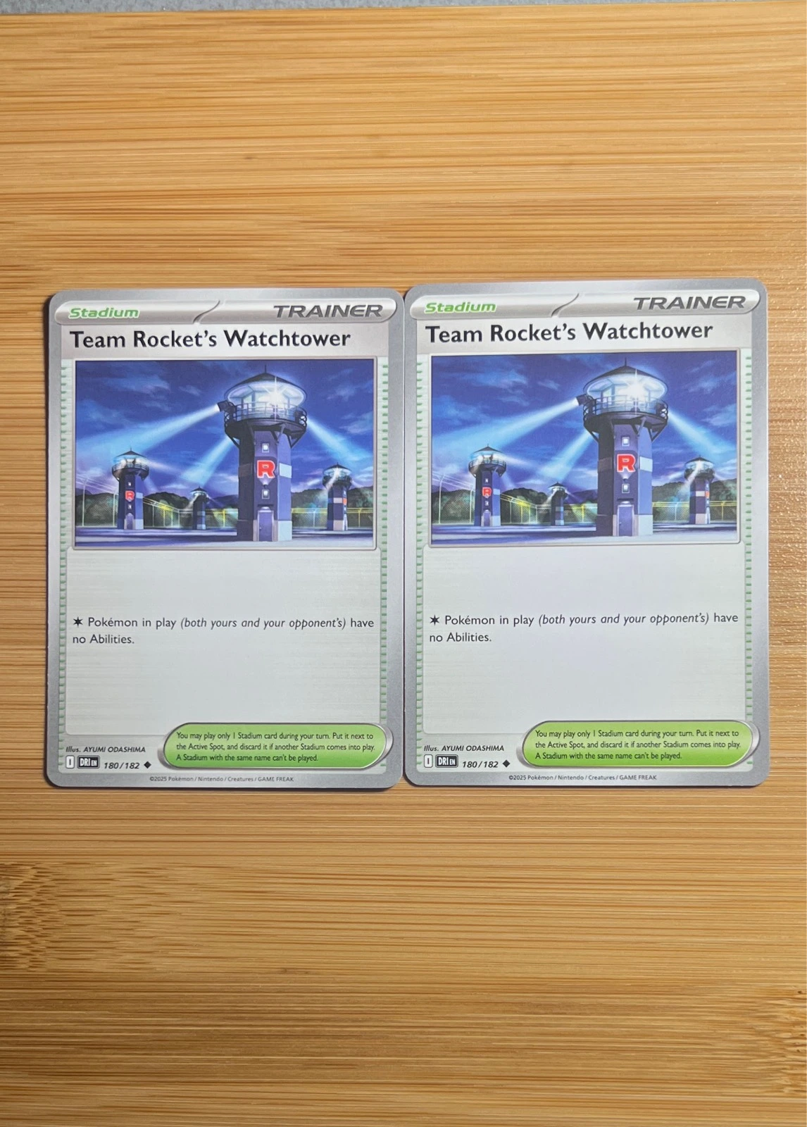 Team Rocket's Watchtower 2x - Pokémon Destined Rivals #180/182
