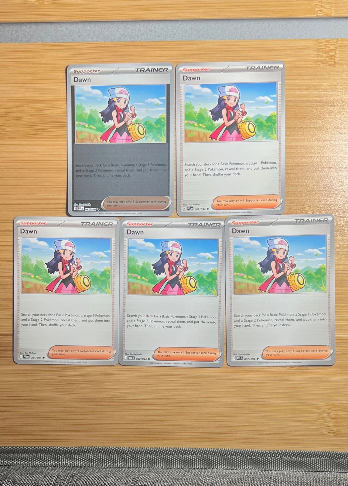 Dawn 1x Reverse 4x Normal - Pokémon Phantasmal Flames #087/094