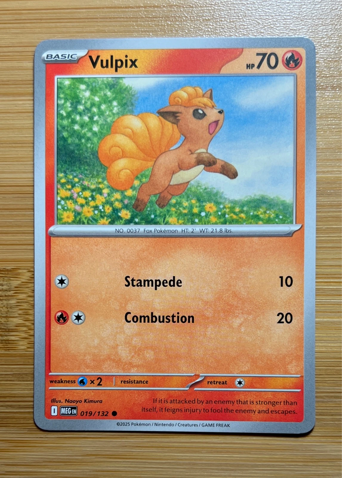 Vulpix - Pokémon Mega Evolution #019/132