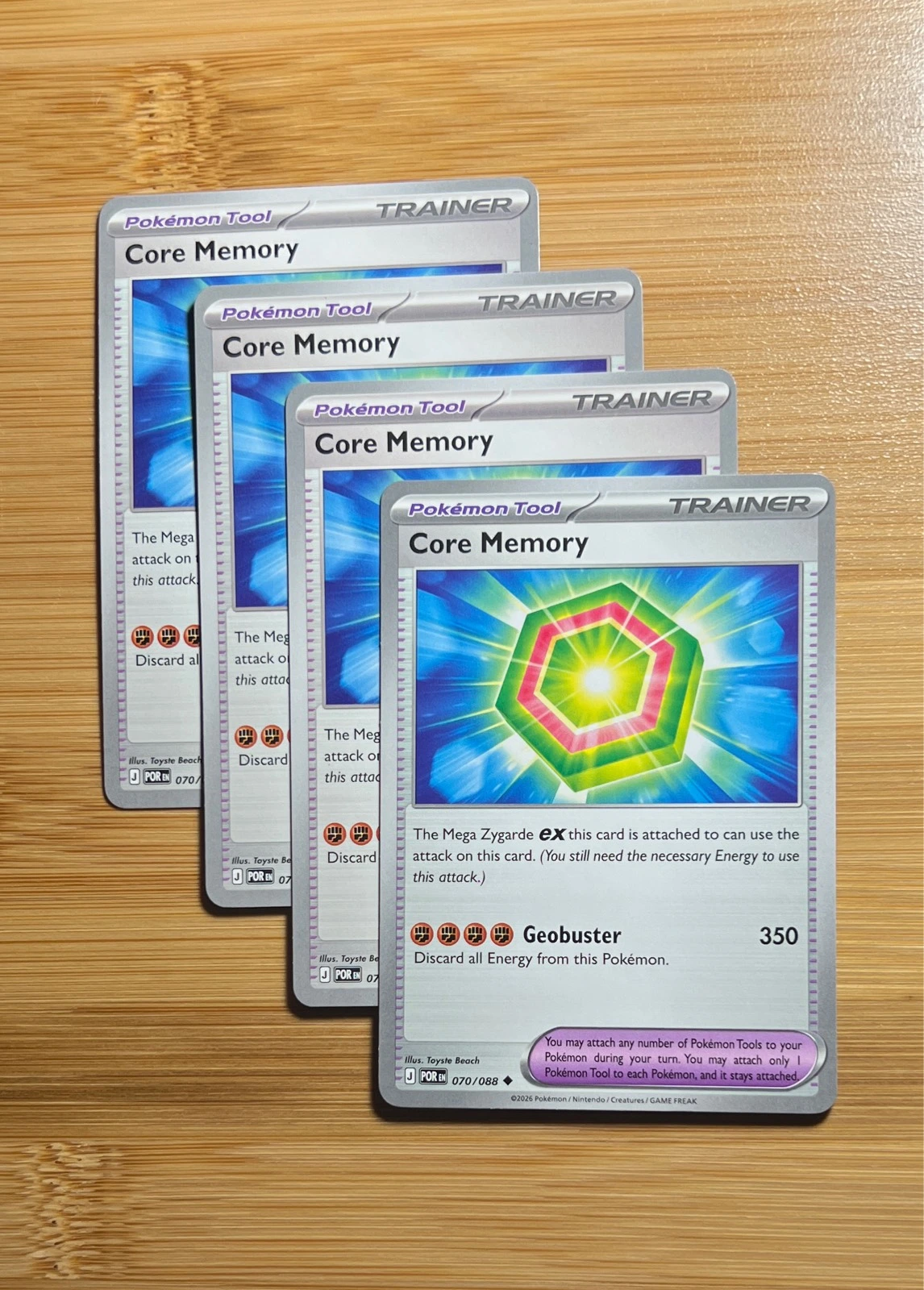 Core Memory 4x - Pokémon Perfect Order #070/088