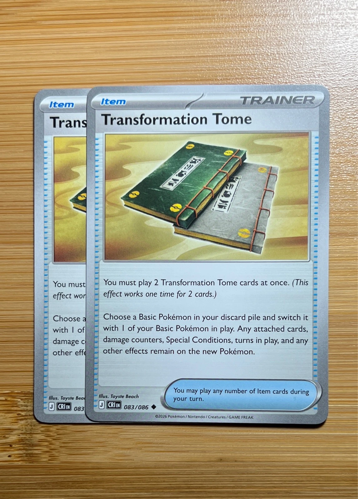 Transformation Tome 2x - Pokémon Chaos Rising #083/086