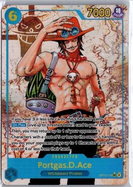 Portgas.D.Ace - 500 Years in the Future #OP13-119