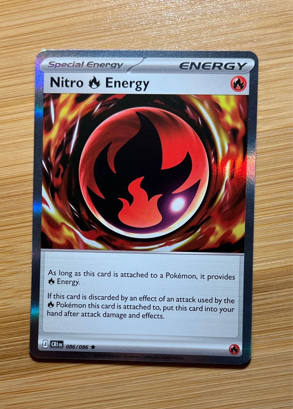 Nitro Energy - Pokémon Chaos Rising #086/086