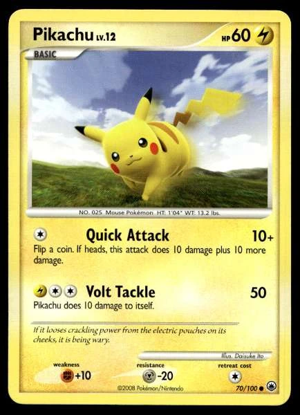 Pikachu - Majestic Dawn / Stormfront #70/100