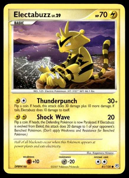 Electabuzz - Diamond & Pearl #81/130