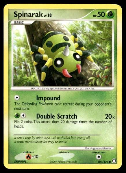Spinarak - Mysterious Treasures #103/123