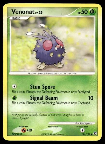 Venonat - Secret Wonders #116/132