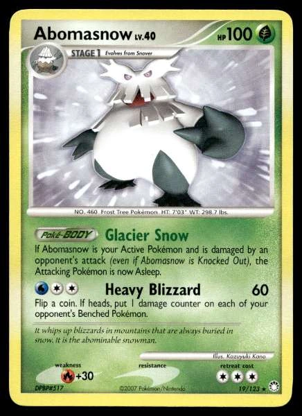 Abomasnow - Mysterious Treasures #19/123