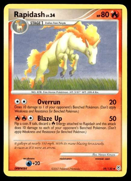 Rapidash - Diamond & Pearl #59/130