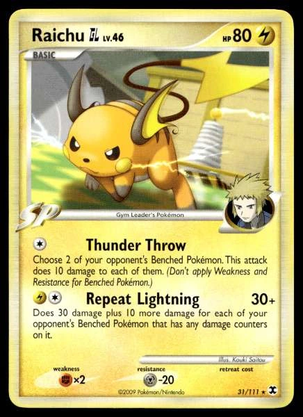 Raichu GL - Rising Rivals #31/111