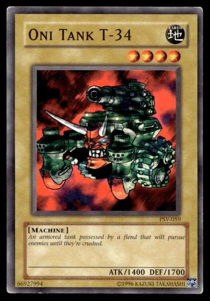 Oni Tank T-34 - Pharaoh's Servant #PSV-059