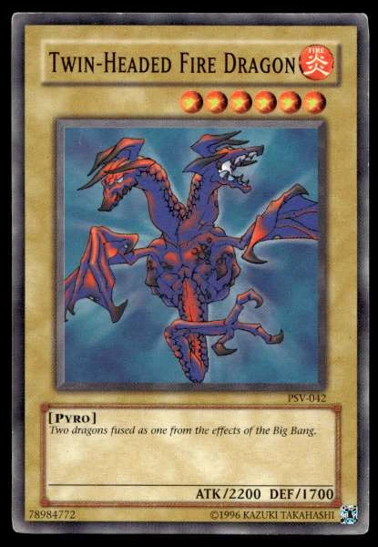 Twin-Headed Fire Dragon - Pharaoh's Servant #PSV-042
