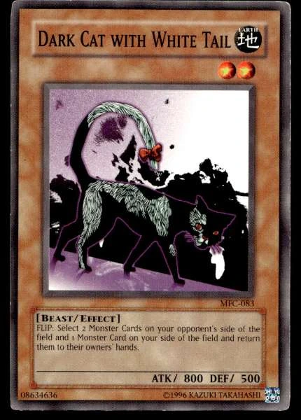 Dark Cat with White Tail - Magician's Force #MFC-083