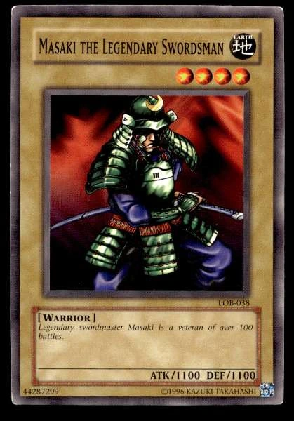 Masaki the Legendary Swordsman - Legend of Blue Eyes White Dragon #LOB-038