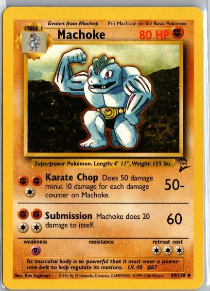 Machoke - Base Set 2 #49/130