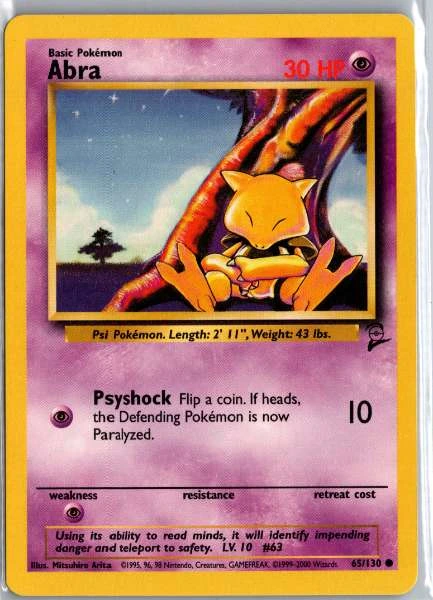 Abra - Base Set 2 #65/130