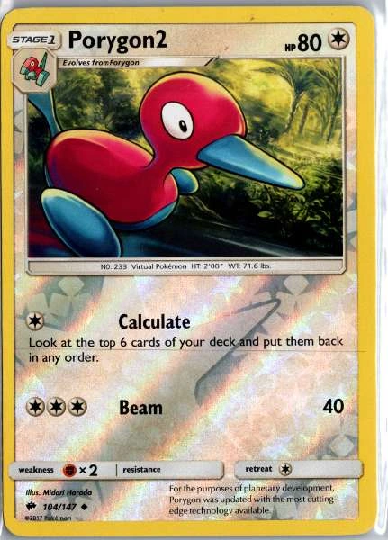 Porygon2 - Burning Shadows #104/147