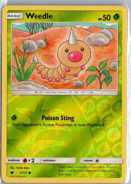 Weedle - Crimson Invasion #1/111