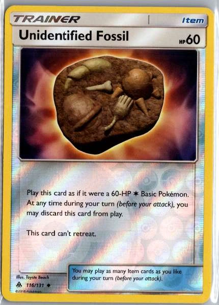 Unidentified Fossil - Forbidden Light #116/131